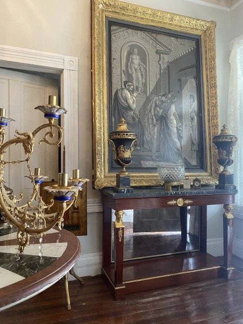 FINE LARGE FRENCH EMPIRE NEOCLASSICAL OlD MASTER PAINTING (1 of 7)