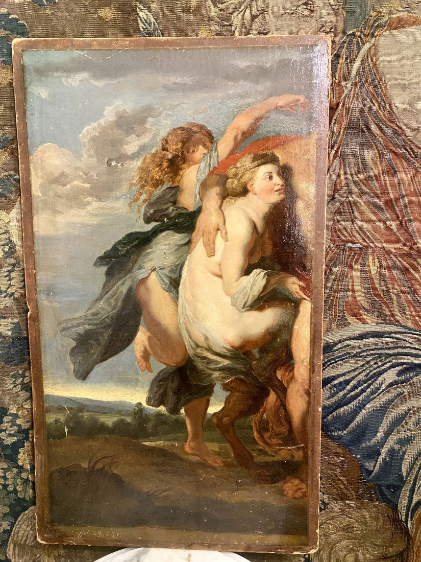 FINE ANTIQUE OLD MASTER PAINTING (1 of 7)