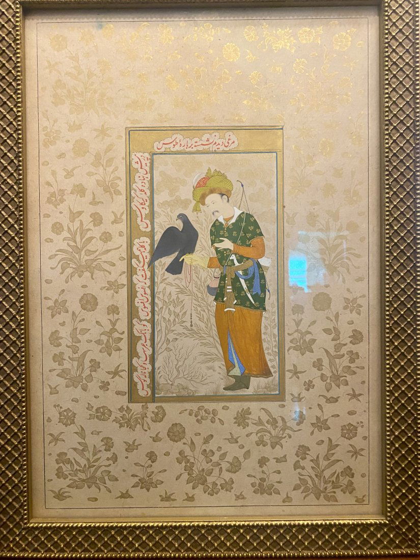 EARLY AND QUITE FINE PERSIAN PORTRAIT PAINTING LIKELY SAFAVID (1 of 5)