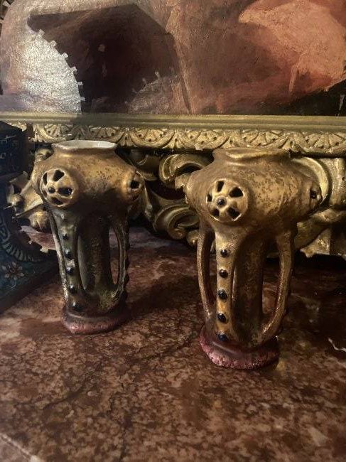PAIR OF AUSTRIAN ART NOUVEAU VASES: PAIR OF AUSTRIAN ART NOUVEAU VASES. SIGNED AGE EXPECTED WARE.