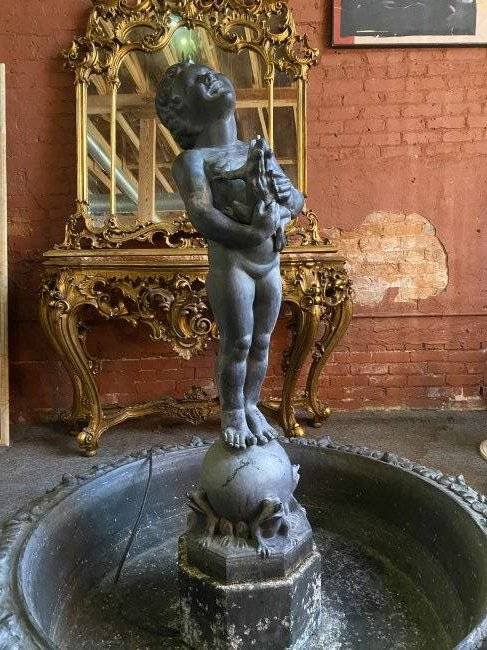 RARE ANTIQUE EDITH PARSONS GARDEN FOUNTAIN (1 of 7)