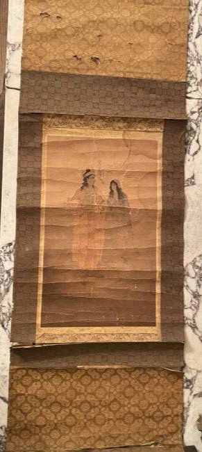 Extraordinary important Indian Artist Nandlal Bose scroll (1 of 6)