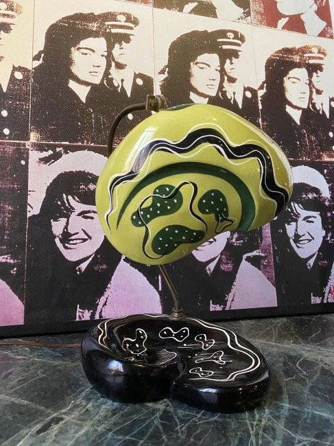 Amazing Mid century modern Eames era pottery lamp 50â€™s!! (1 of 2)