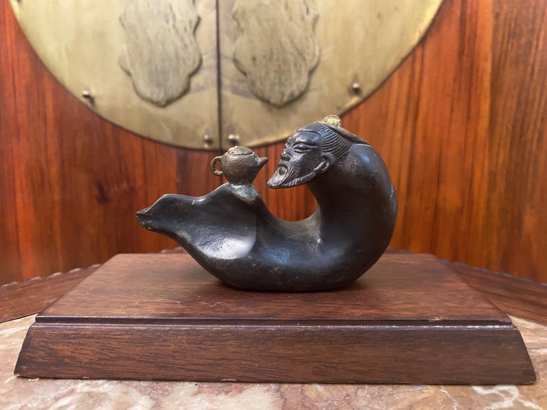 Fine antique chinese Qing Dynasty seal bronze (1 of 3)