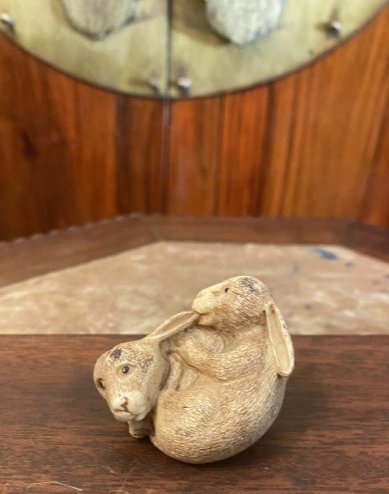 Antique Japanese Meiji period carved Netsuke (1 of 3)