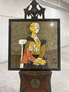 Mid century modern Picasso lithograph estate found: Large and amazing mid century modern. 1960’s Picasso lithograph