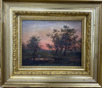 Fine 19th century American? impressionist painting Signed? (1 of 7)