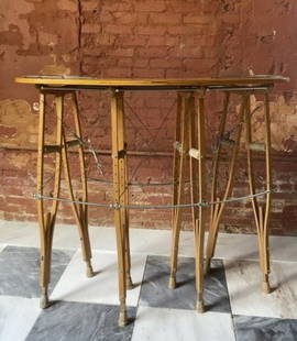 Amazing Mid century Modern Eames era Bar: Incredible 1960’s-70’s Mod century modern bar or for possible use as a console. Incredible sculptural designed with suspension wires. Very architectural yet Brutalist in design. A defini