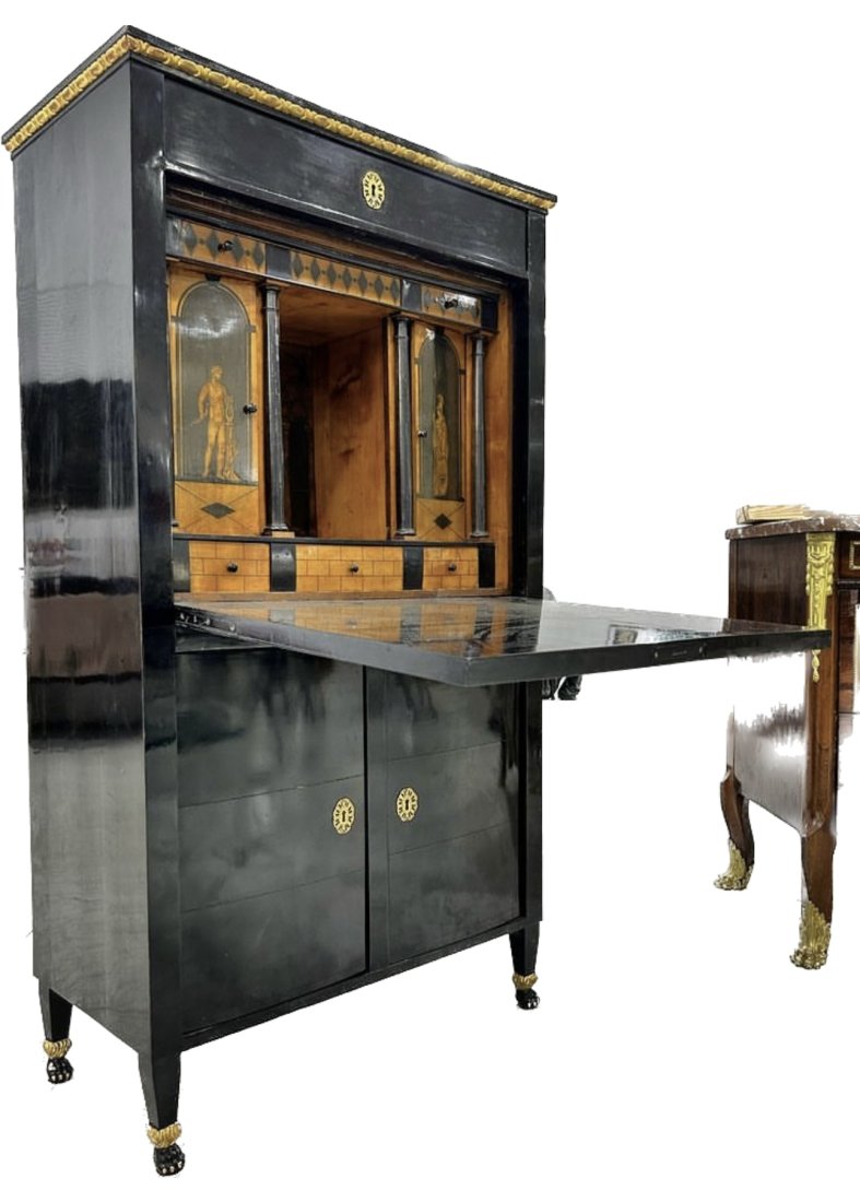 Austrian Biedermeier secretary early 19th century (1 of 11)