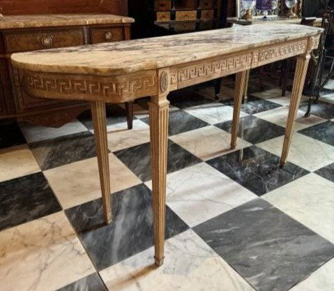 Superb 18th/19th century French Neoclassical marble top console table (1 of 6)