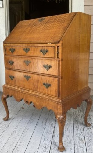 Antique child size fall front American desk (1 of 1)