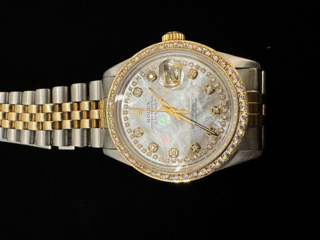 Beautiful Vintage 36mm Men’s Rolex DateJust oyster perpetual MOP dial (1 of 7)