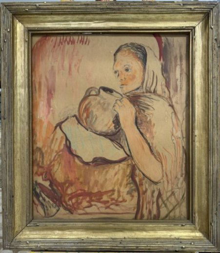 Diego Rivera Drawing of a Potter (1 of 6)