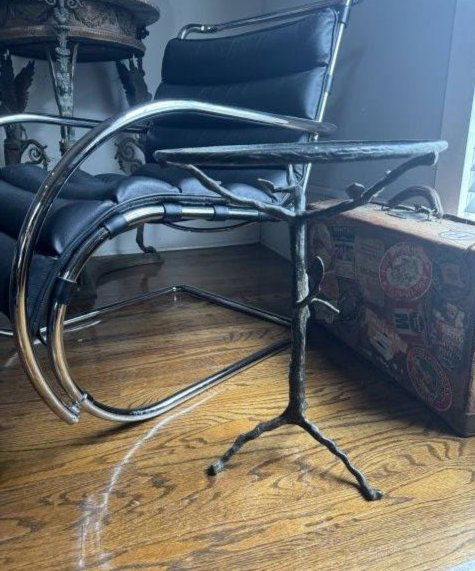 Mid Century Modern Diego Giacometti Side Table (1 of 5)