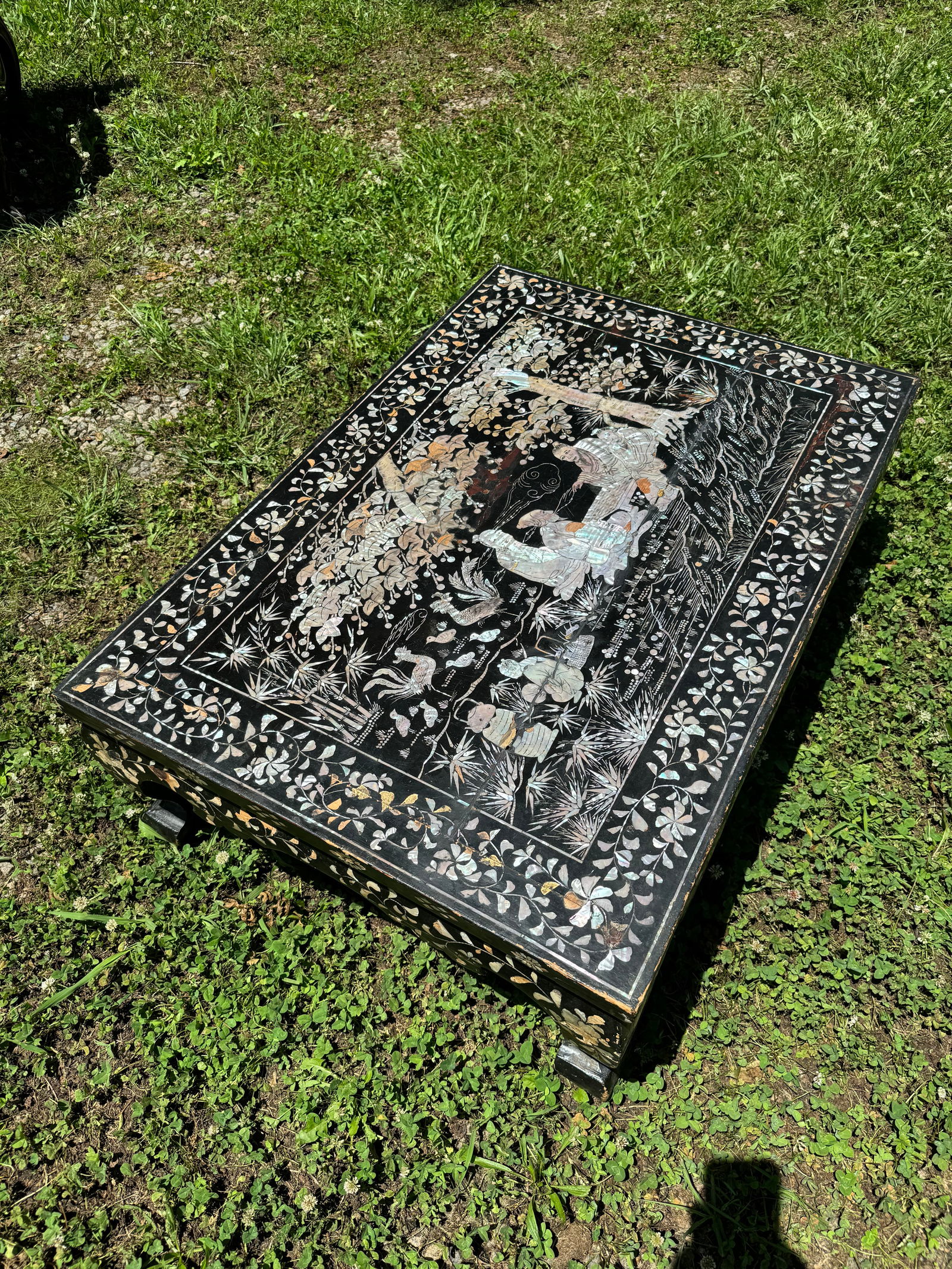 Rare Joseon Dynasty Korean 17th century Kang table Ming dynasty (1 of 4)