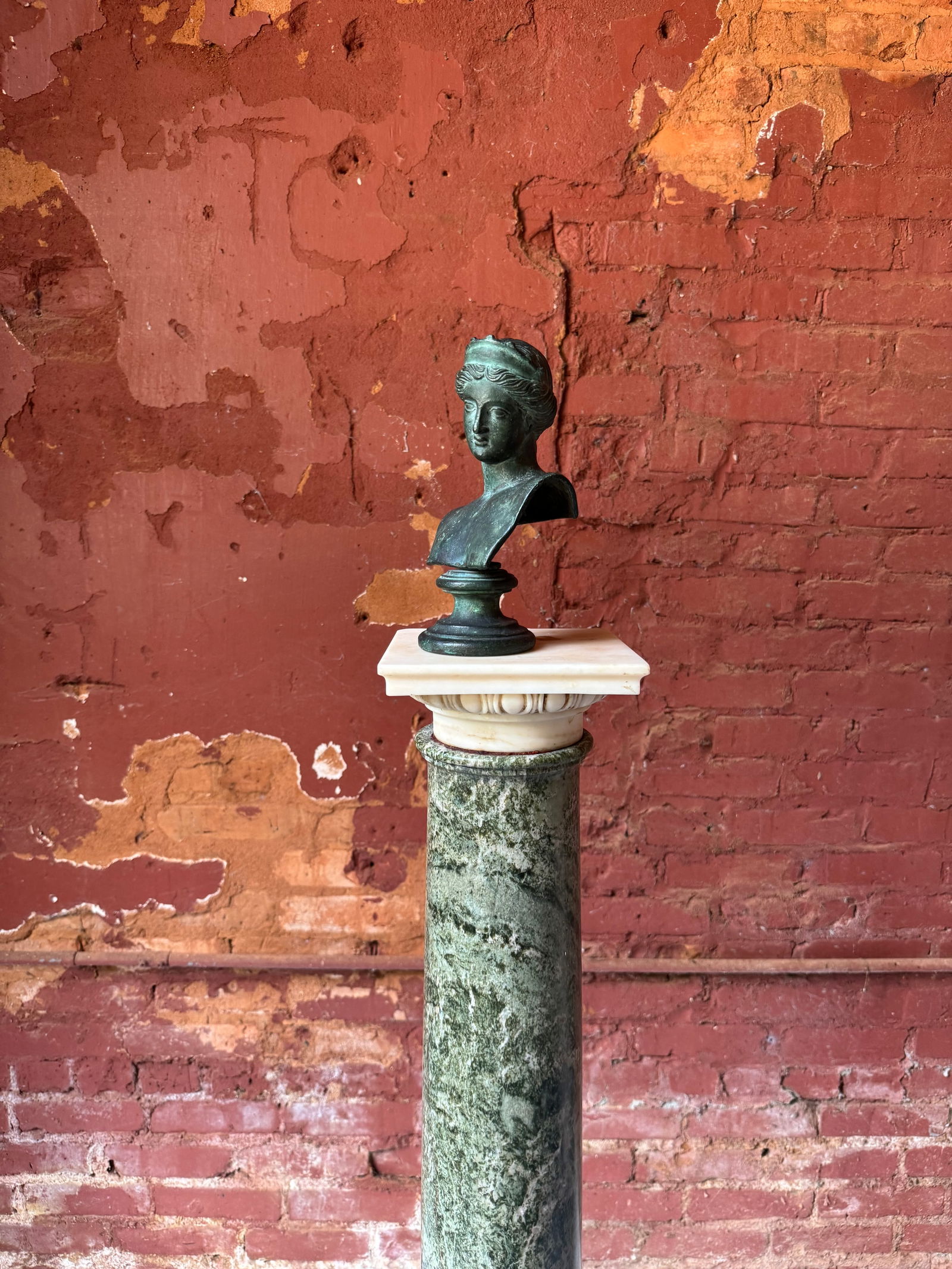 Fine early Roman Bronze bust (1 of 5)