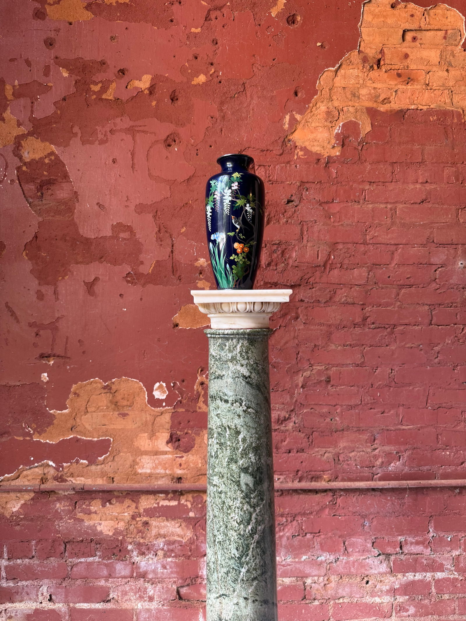 Beautiful Antique Meiji cloisonné vase (1 of 4)