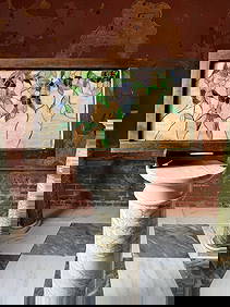 Arts and crafts Tiffany studios era wisteria Mosaic (1 of 5)