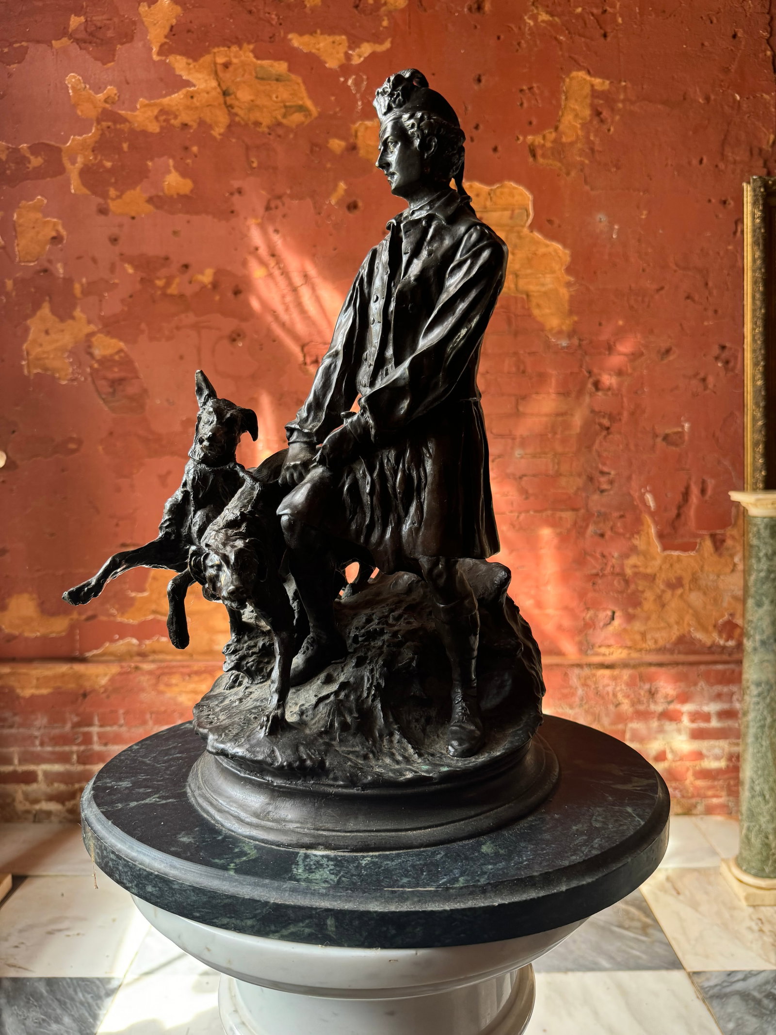 Beautiful P J Mene antique bronze sculpture (1 of 4)