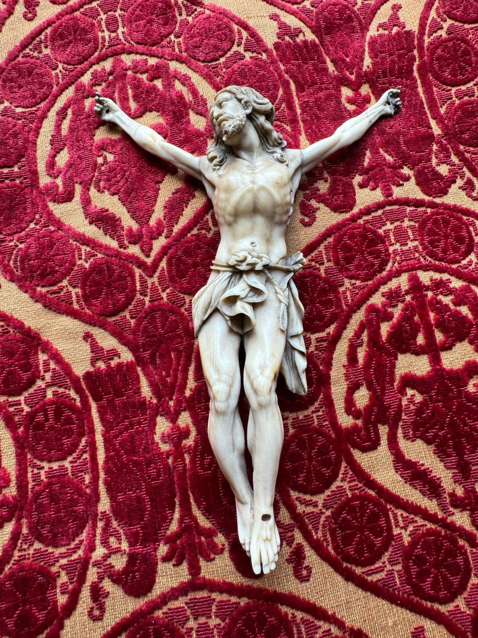 Rare 17th century crucifix sculpture Santos (1 of 10)