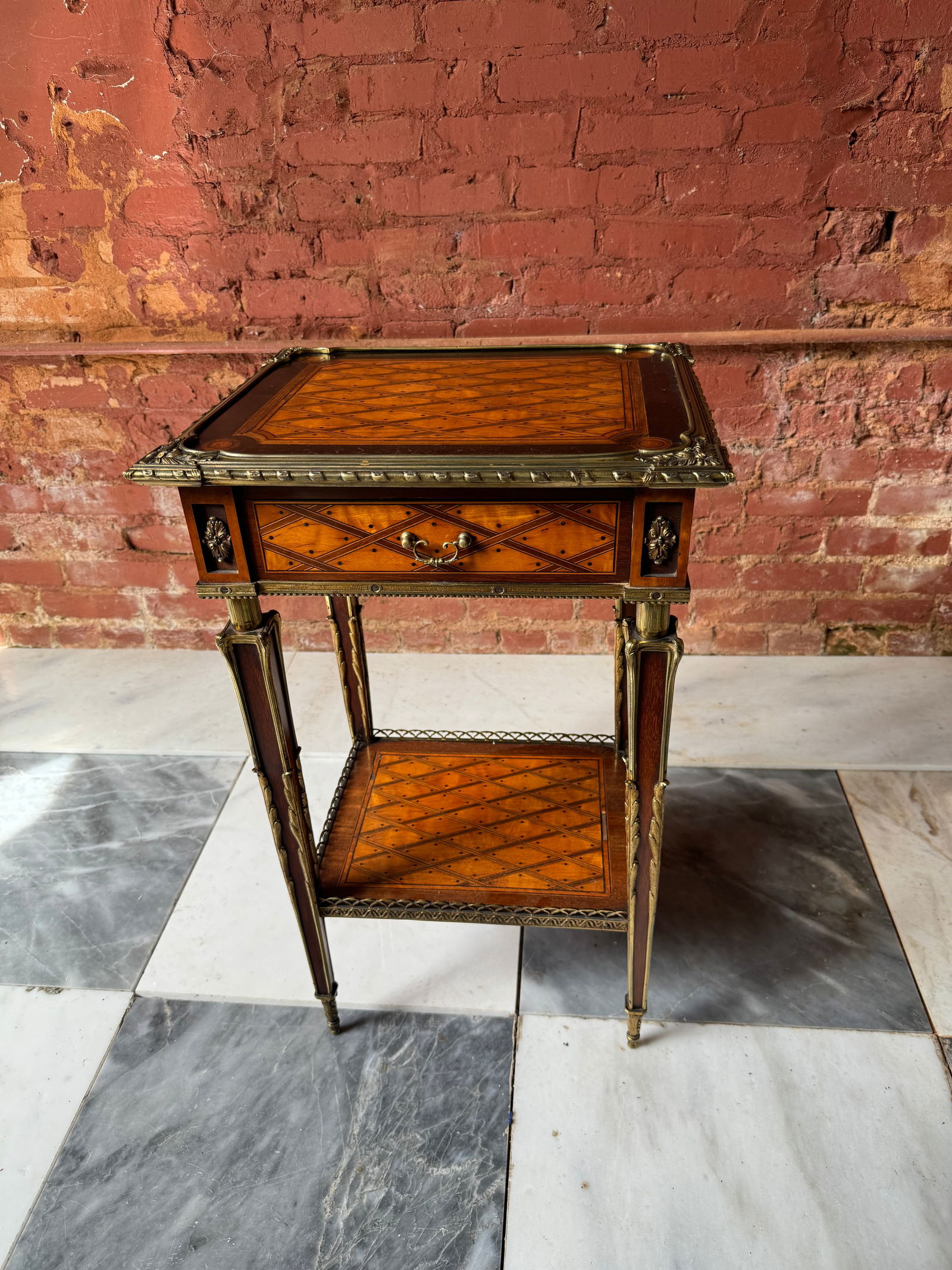 Rare François Linke Gilt Bronze mounted table (1 of 6)