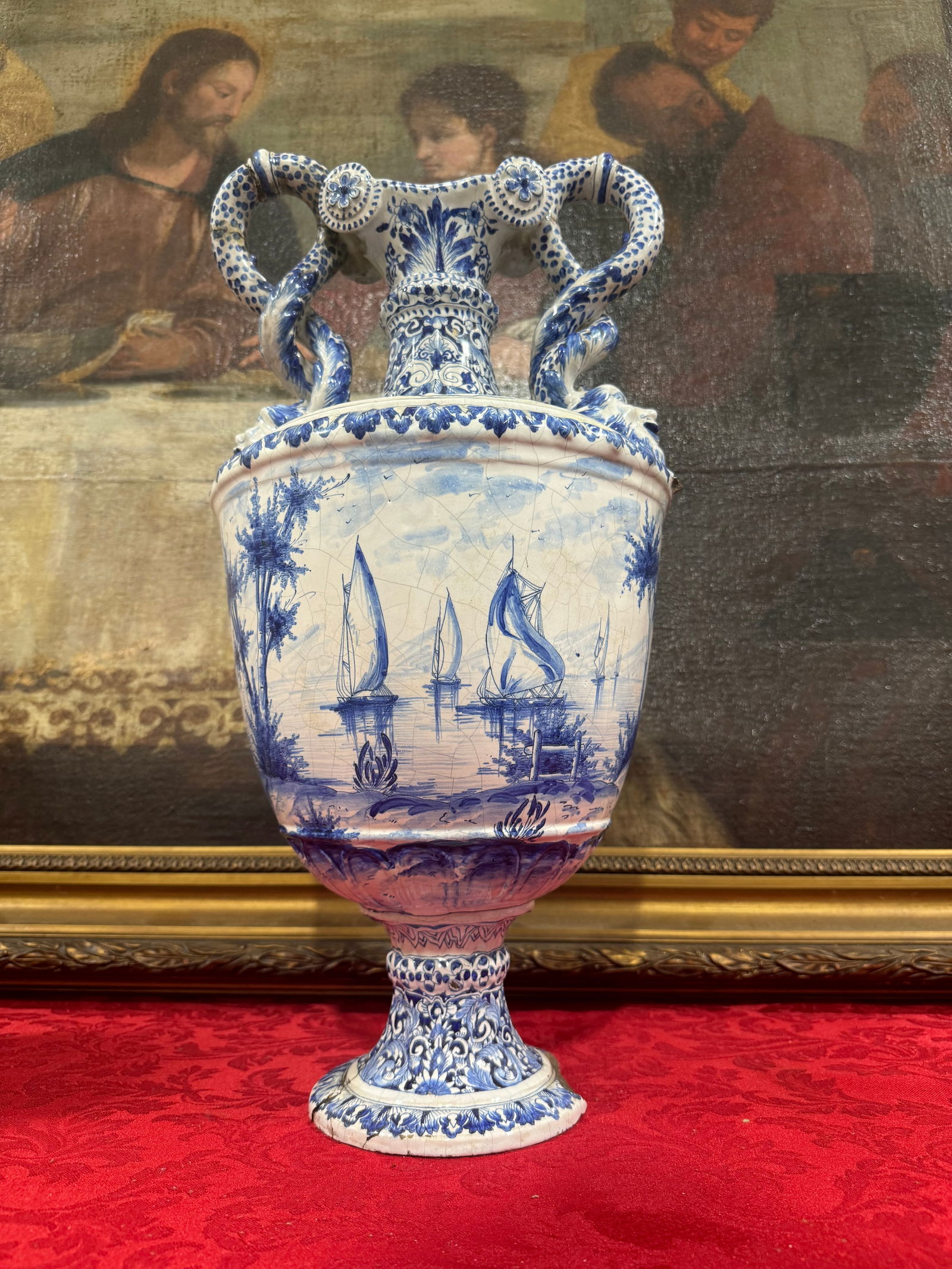 17th Century Delft vase (1 of 5)