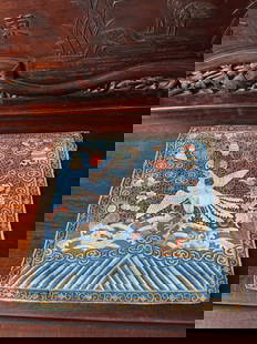 Fine Qing Dynasty Rank Badge Kasi: Fine Qing Dynasty Rank Badge Kasi