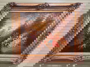 Fine 18th French Rococo painting (1 of 13)