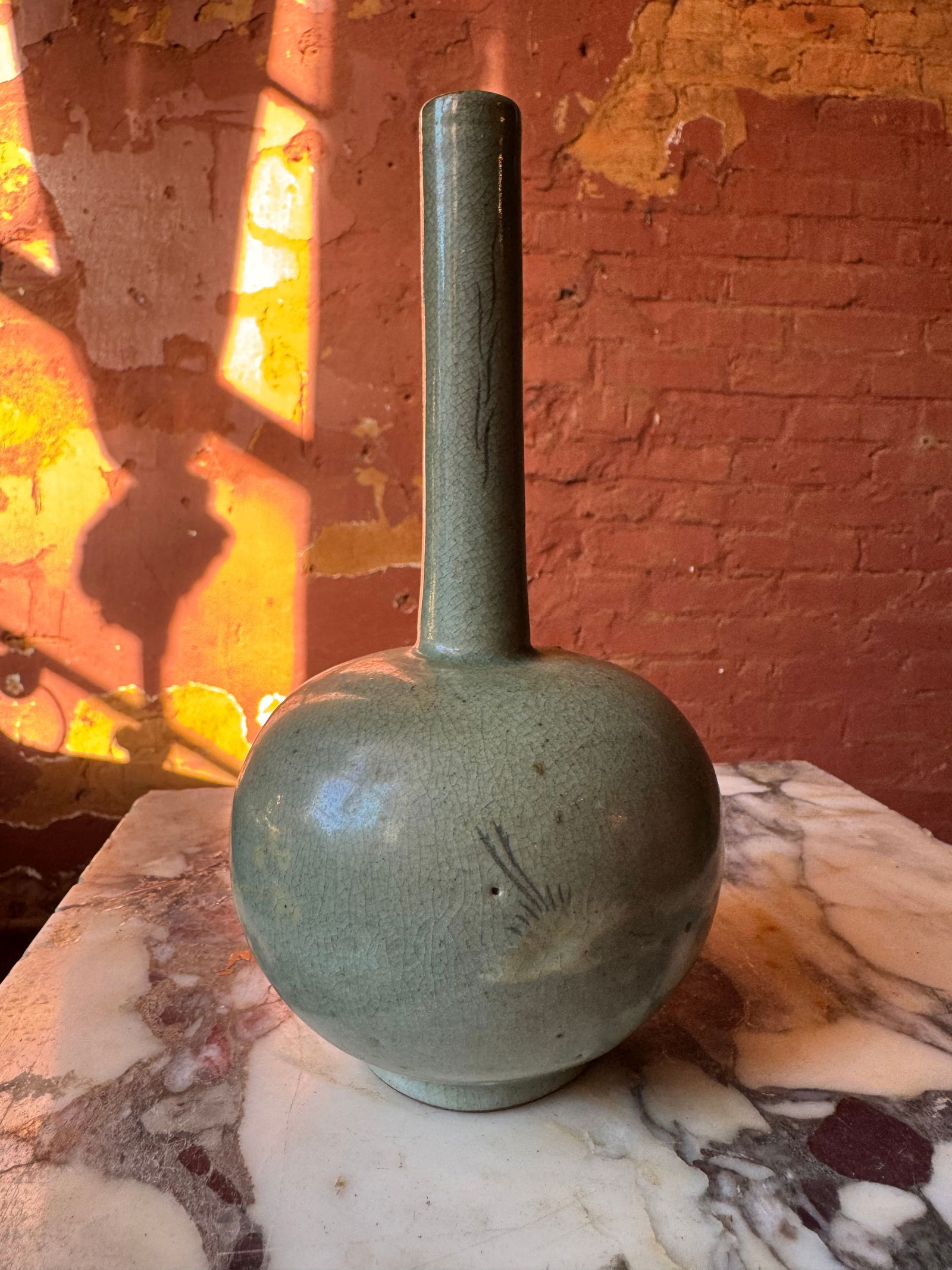 Rare Goryeo dynasty Korean celadon vase (1 of 6)