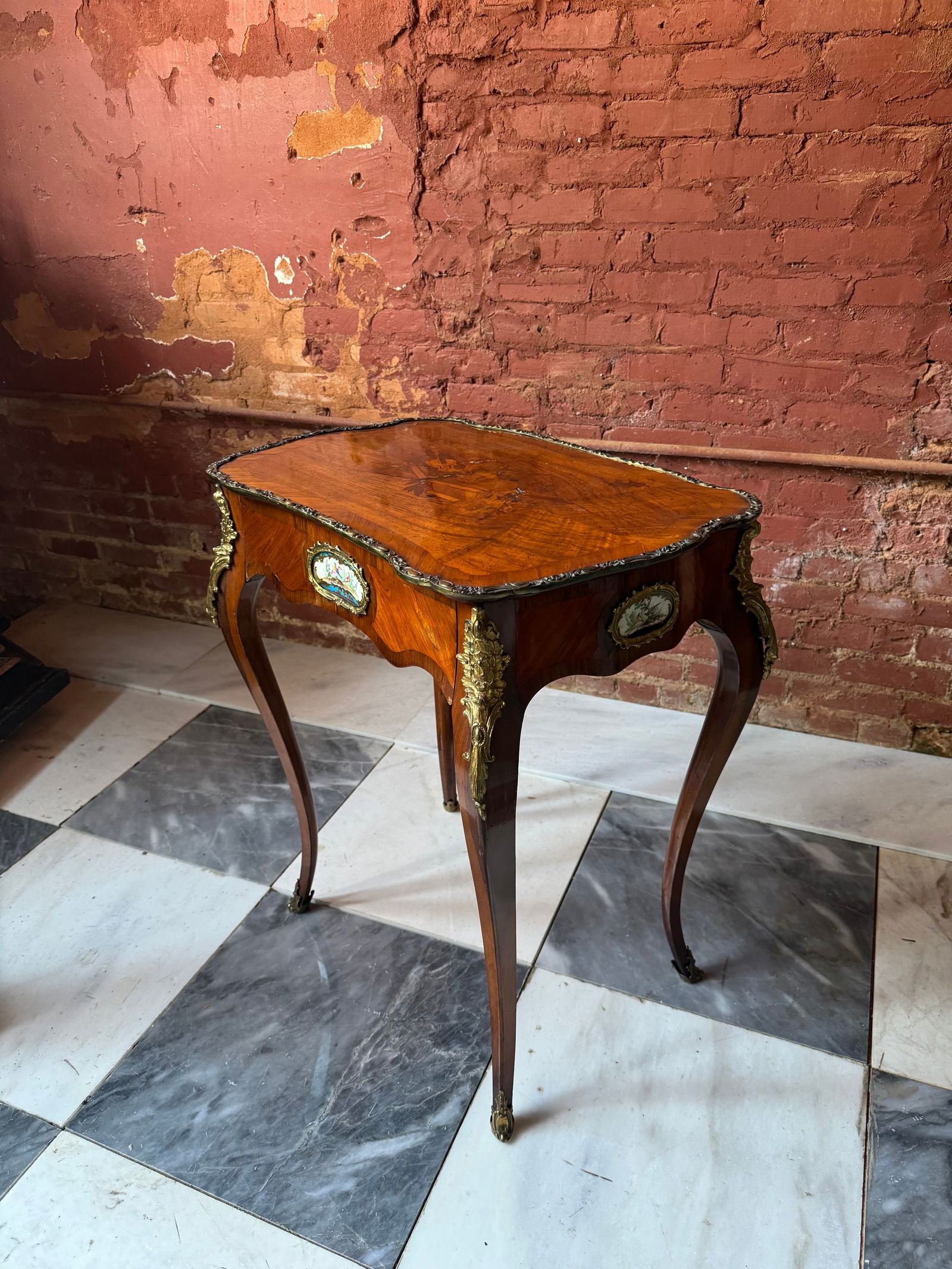 Fine French Sevres porcelain Louis XVI side table (1 of 8)