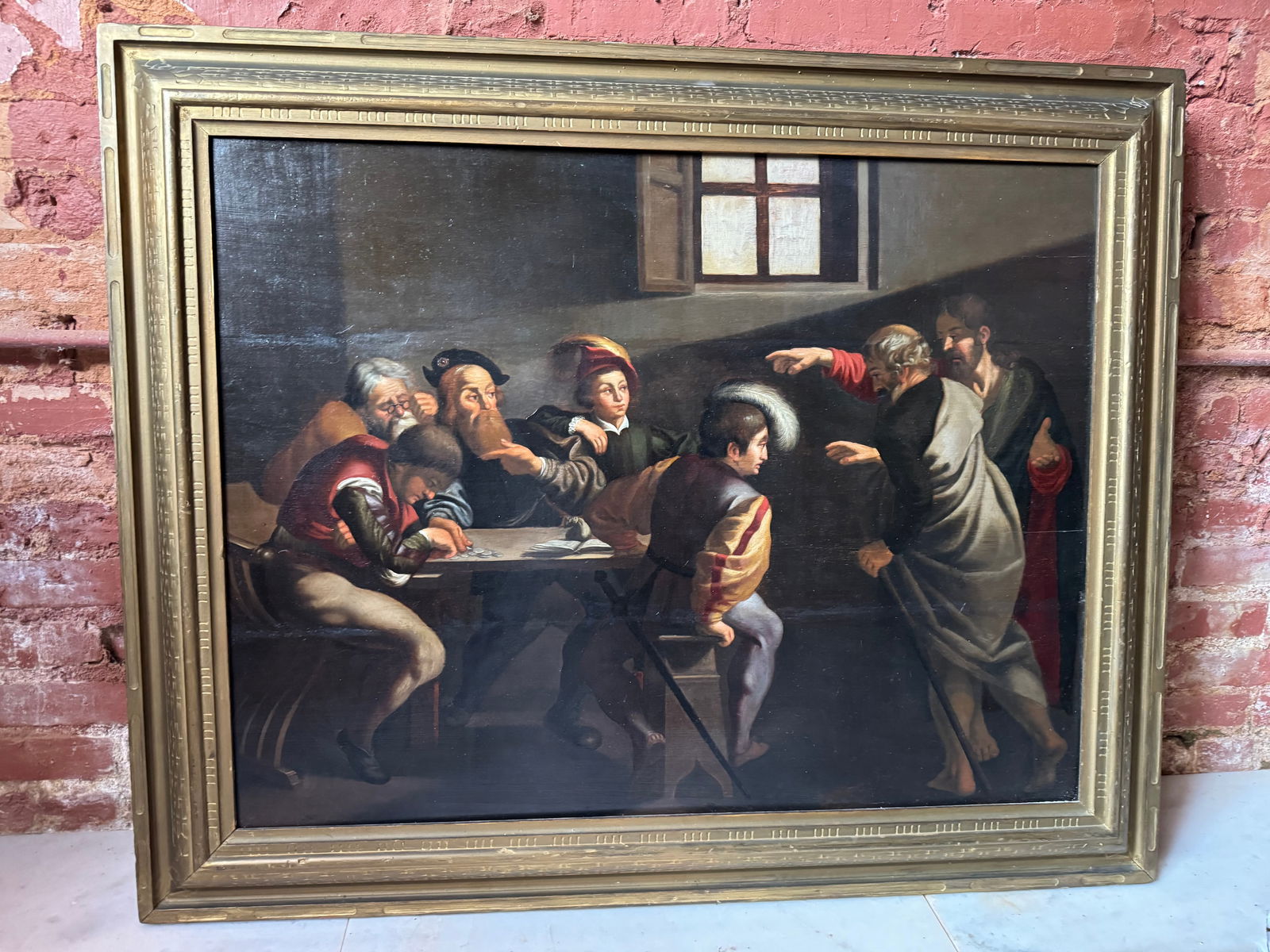 Early School of Caravaggio Old Master Painting (1 of 1)