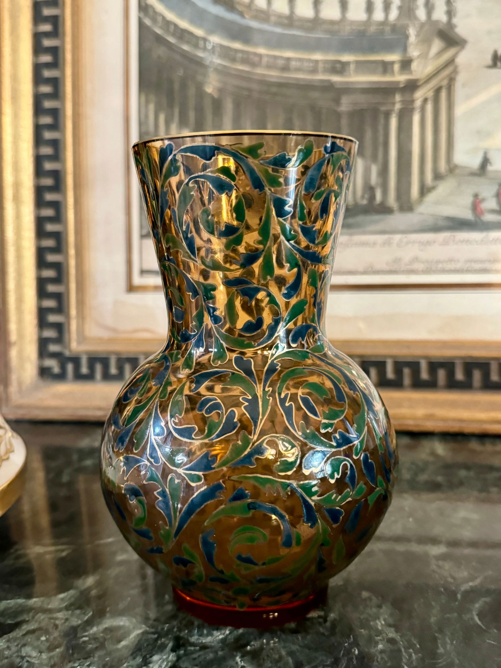19th century Moser Art Glass Vase (1 of 1)