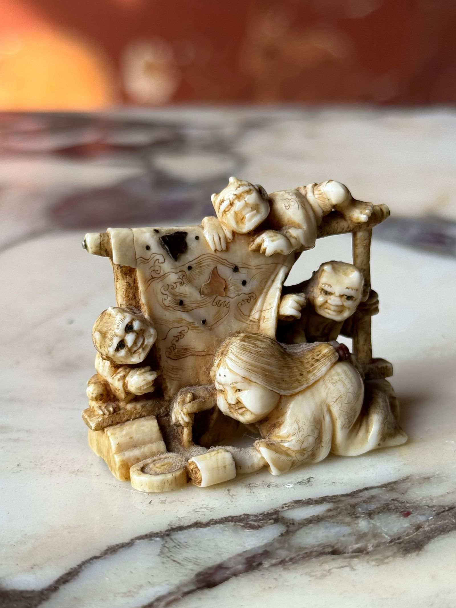 Meiji period carved Netsuke (1 of 3)