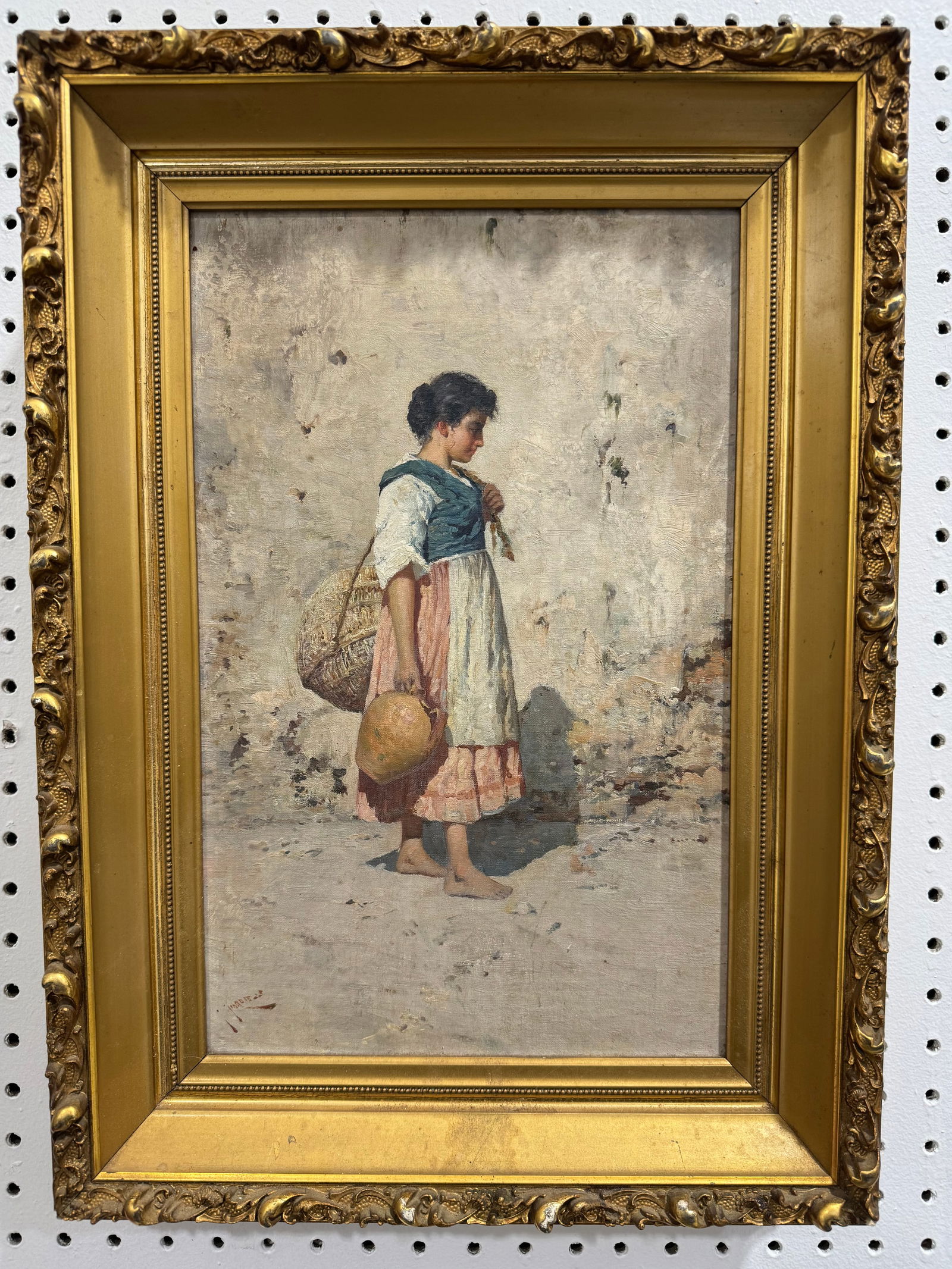 Fine 19th century Painting Signed J Ingres (1 of 4)