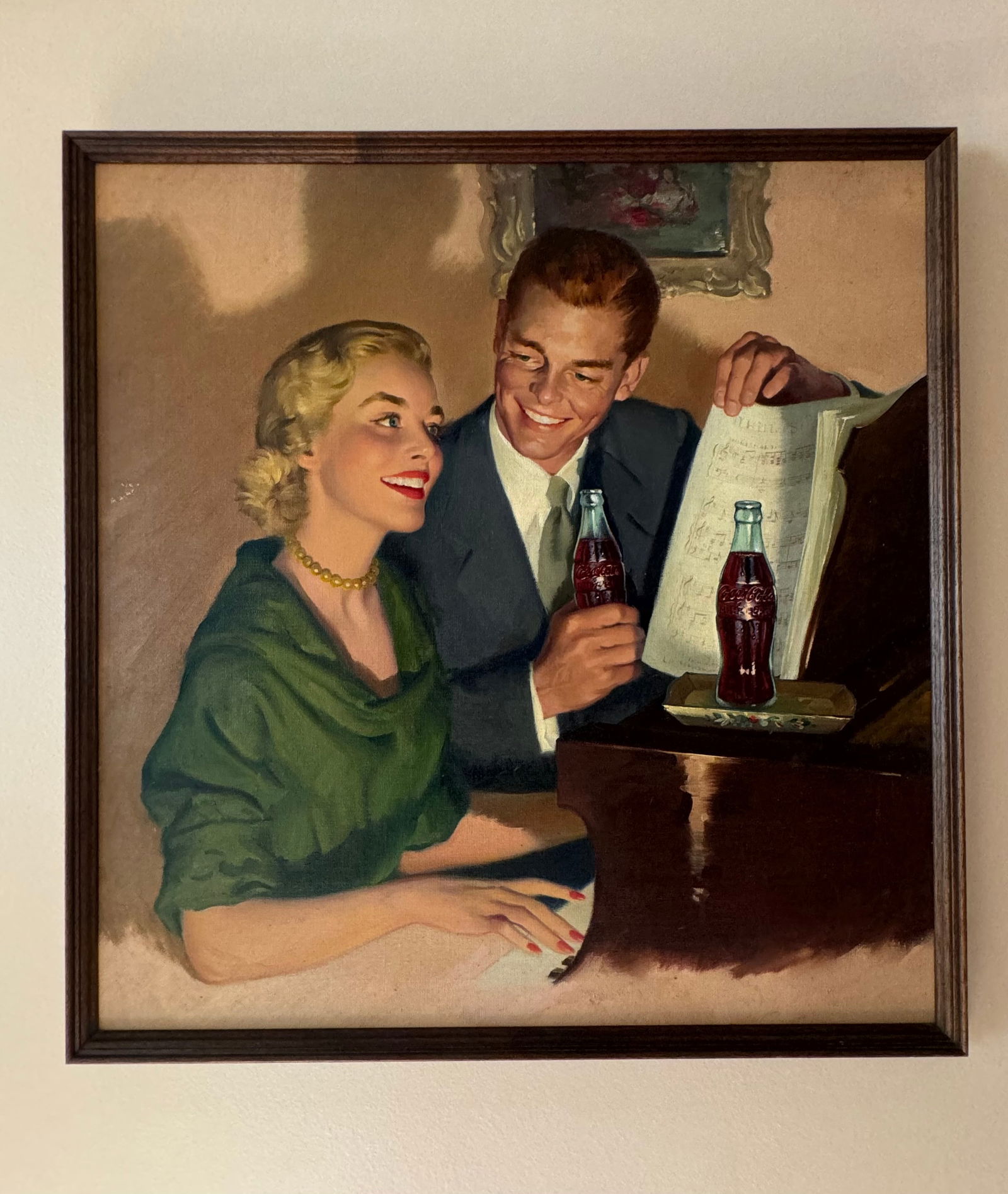 Rare Coca Cola original painting by Haddon Sundblum (1 of 3)