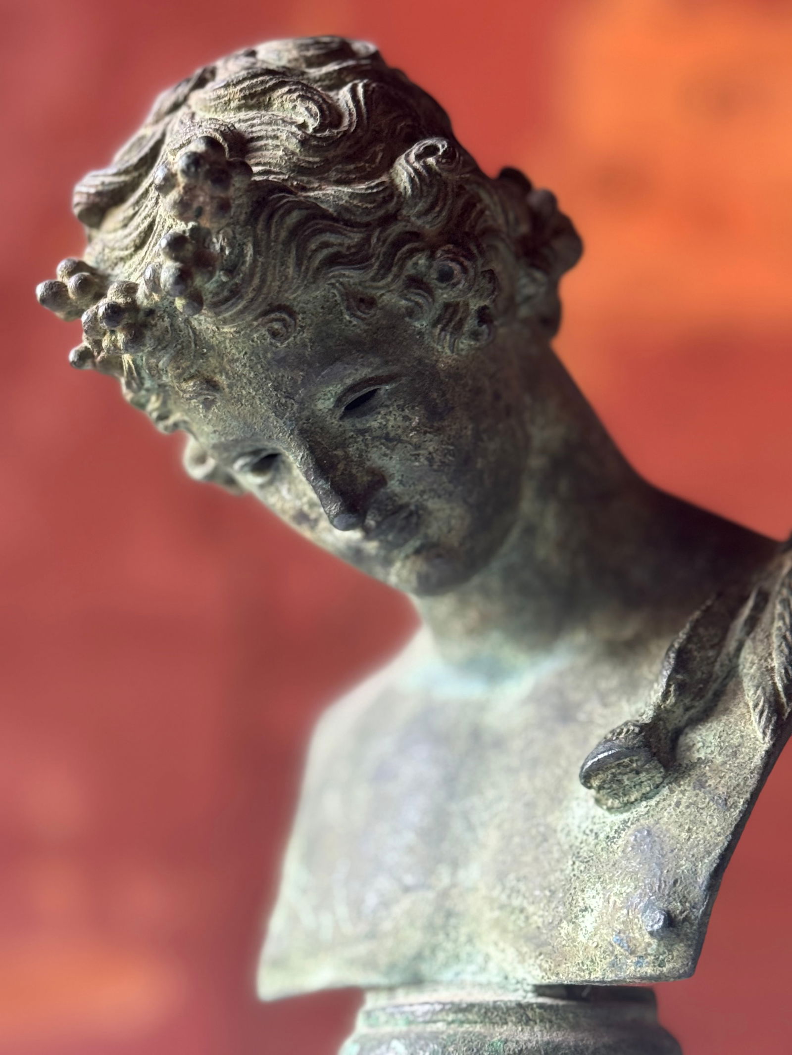 Grand Tour Roman Bronze bust (1 of 6)