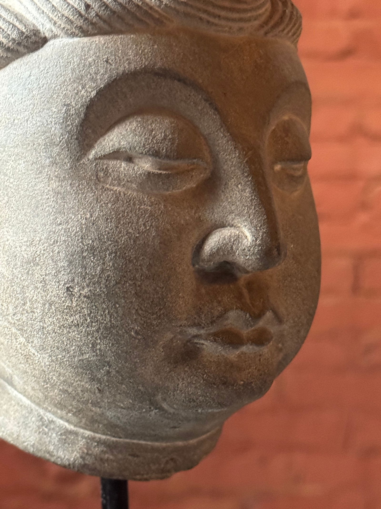 Important Ming Dynasty Stone Head - 4
