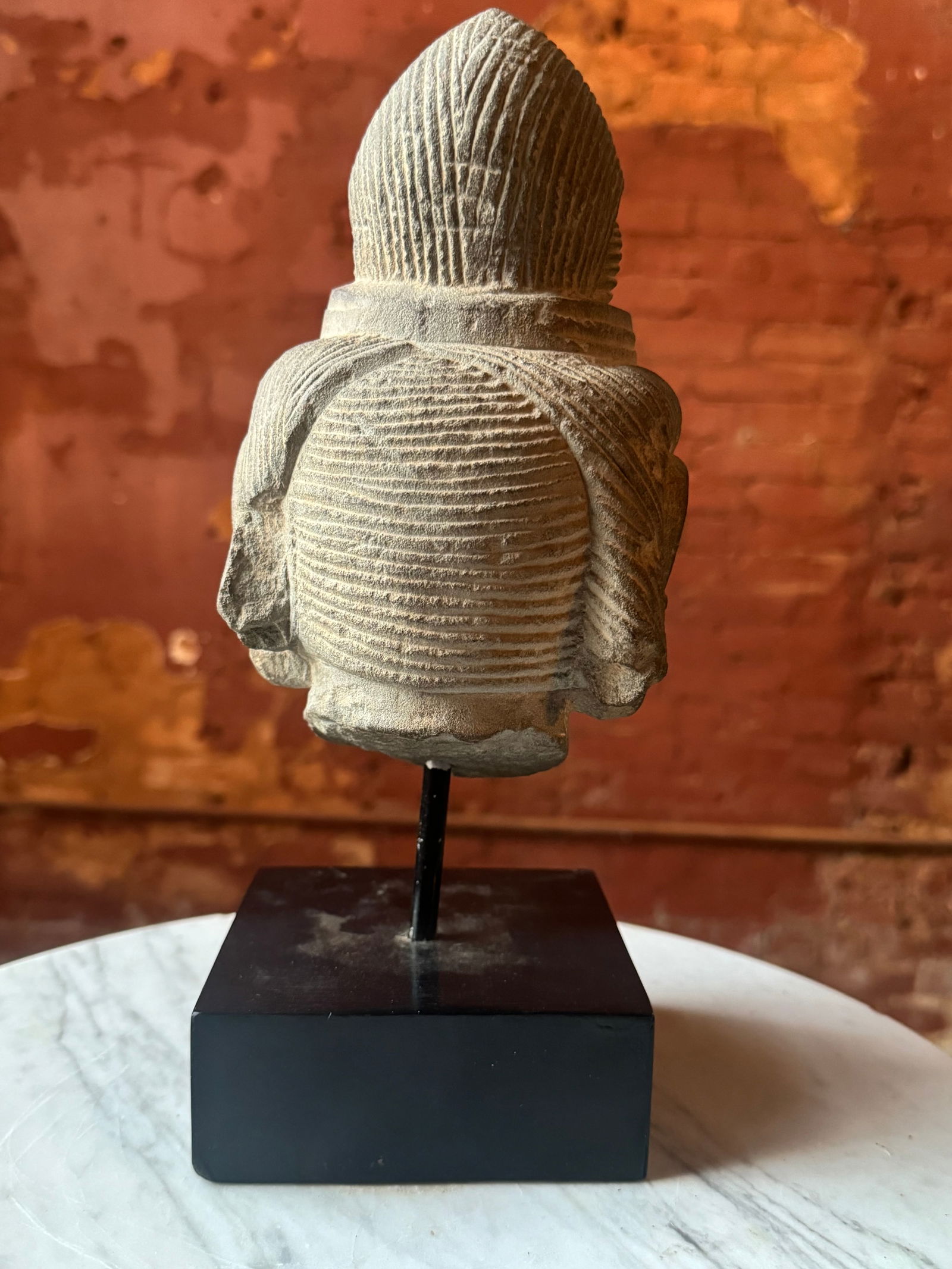 Important Ming Dynasty Stone Head - 6