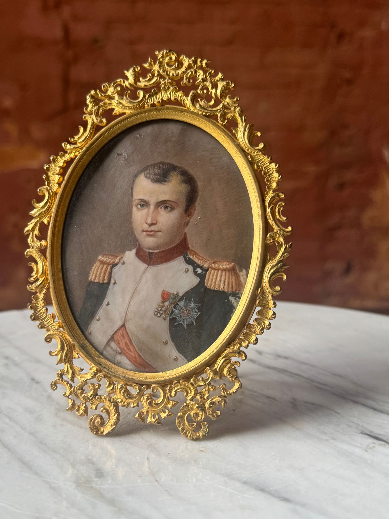 Fine French Empire portrait miniature of Napoleon Bonapart (1 of 4)