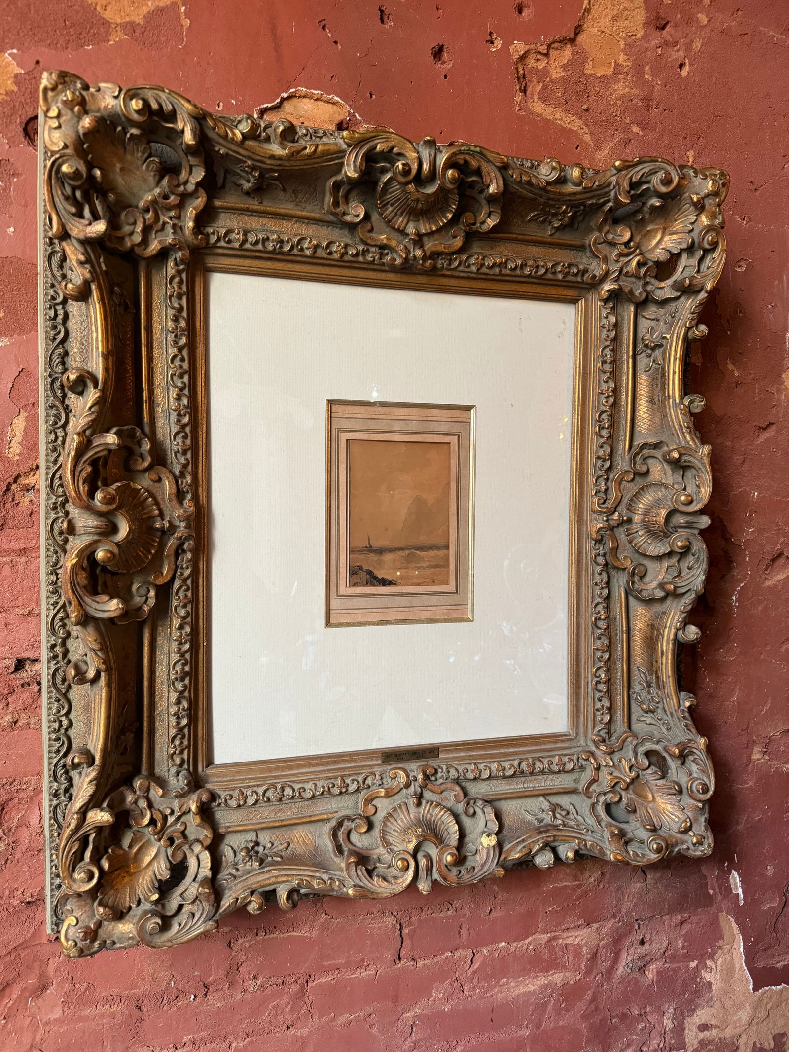 Albert T Bircher Painting Hudson River: Amazing Albert T Bircher seascape painting. Watercolor. From a prominent NYC collection Alfred T. Bricher (1837-1908) Marine and landscape painter Alfred Thompson Bricher is known principally for his