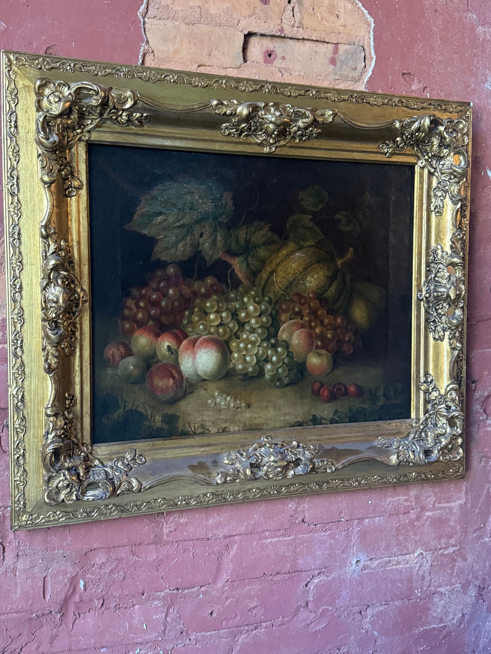 Antique Dutch Old Master painting: Early likely Dutch 18th century or earlier old master painting. From a fine New York Estate.Oil on canvas.
