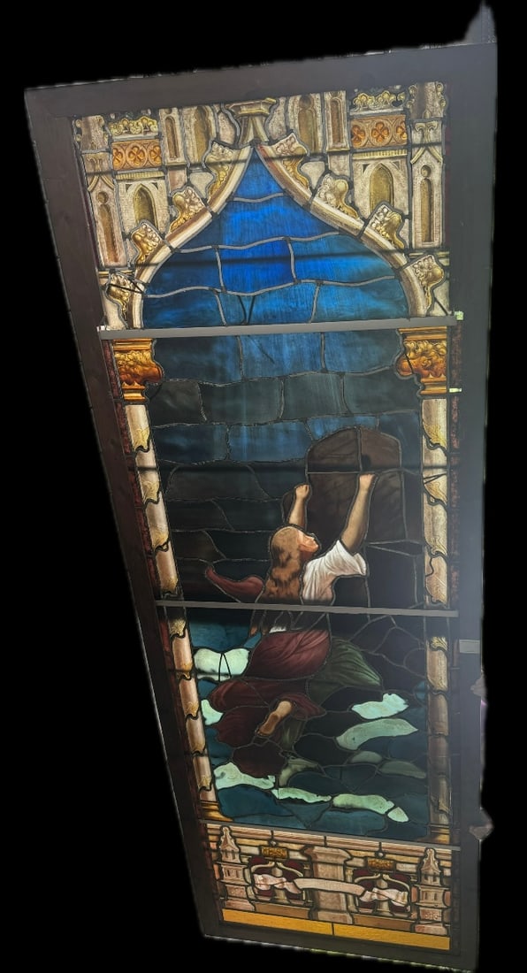 Antique Stained Glass Window (1 of 2)