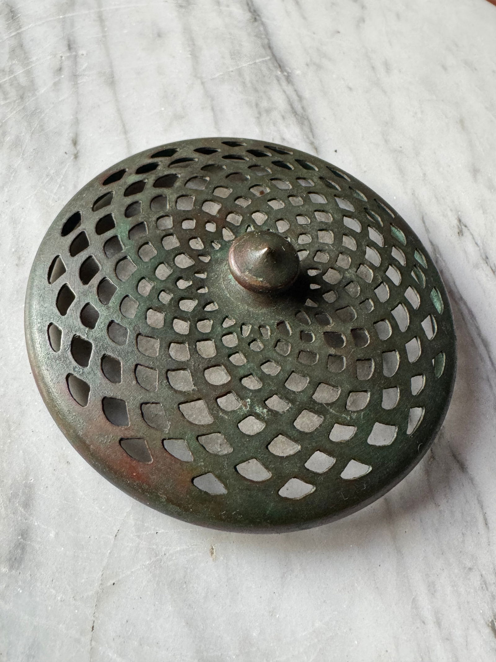 Tiffany studios Heat Cap: Tiffany Studios heat cap. From an NYC estate