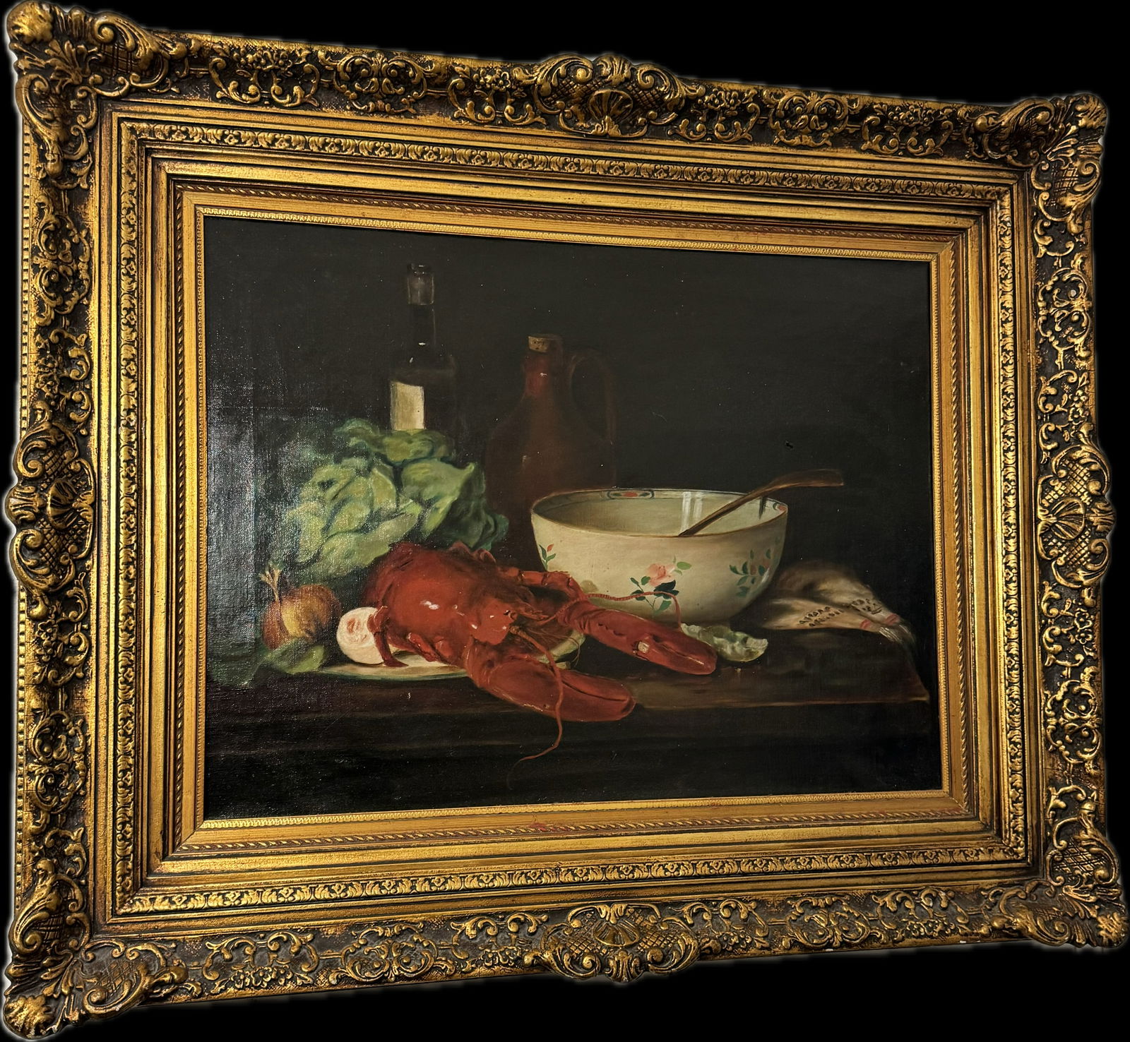 Antique American Painting by George H. Hall (1825-1913) (1 of 5)