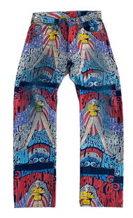 pop art 60s LEVIS PRINTED AD BIG E JEANS VINTAGE: INCREDIBLE RARE LEVIS ADVERTISING PIECE BEEN IN THIS BUSINESS 25 YEARS AND NEVER SEEN ANOTHER....ORIGINAL LEVIS 501 BIG E FULL COLOR PRINT PSYCHADELIC 60S ADVERTISING "AMERICAN WAY JEANS !!! 32"