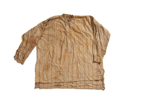 IRISH MADE MONTANA BRAND MINER SHIRT: early 1900's 27” shoulders 19” sleeves 28” pit to pit 30” top to bottom No Reserve