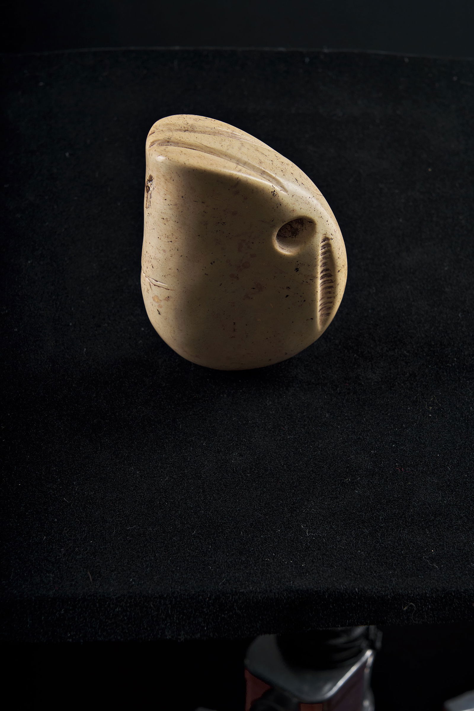 Unfinished Pig Dragon, Late Neolithic Period, Hongshan Culture, 4700-2500 BCE (1 of 2)