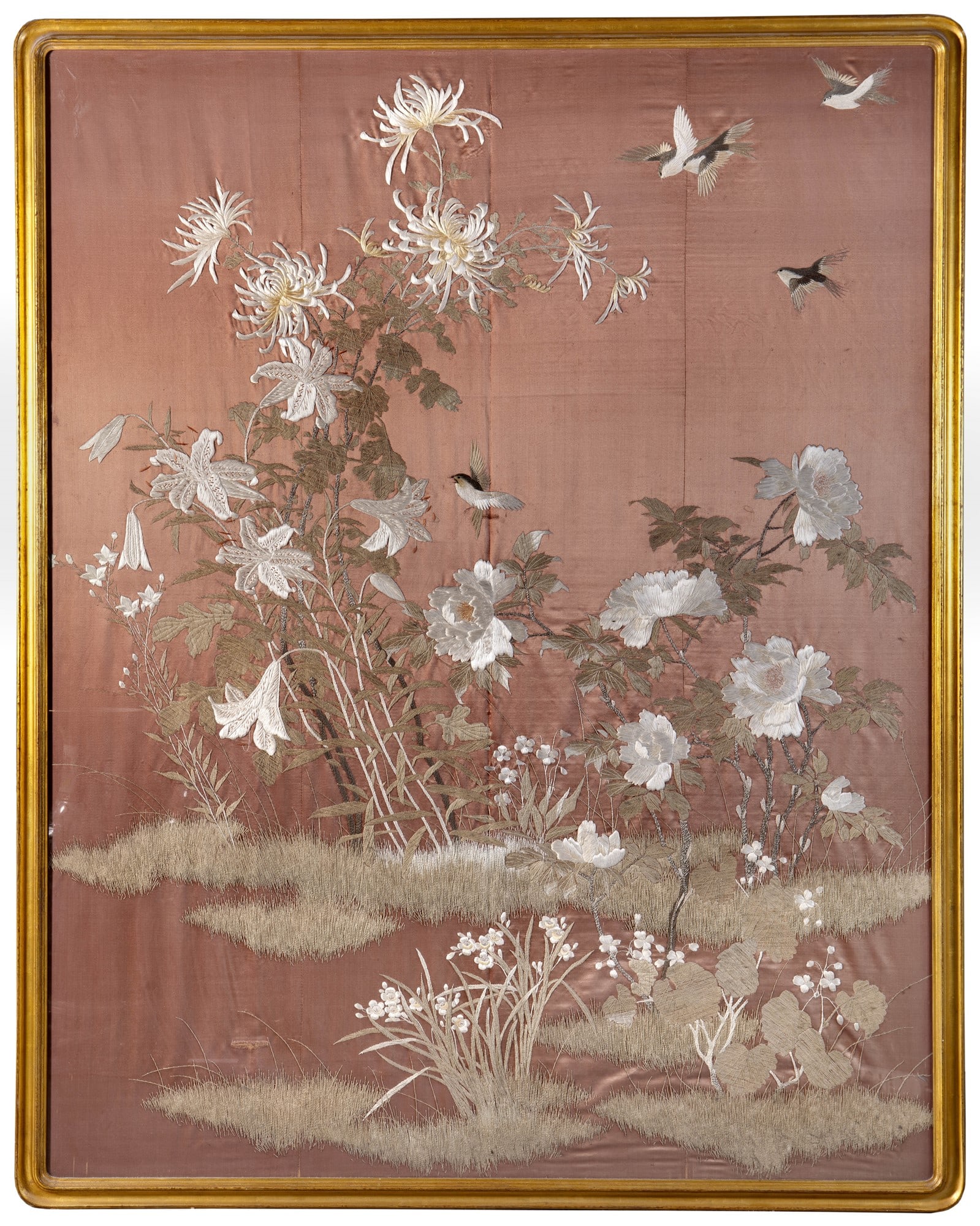 A SILK EMBROIDERY, Japan, Meiji period (1868-1912) (1 of 1)