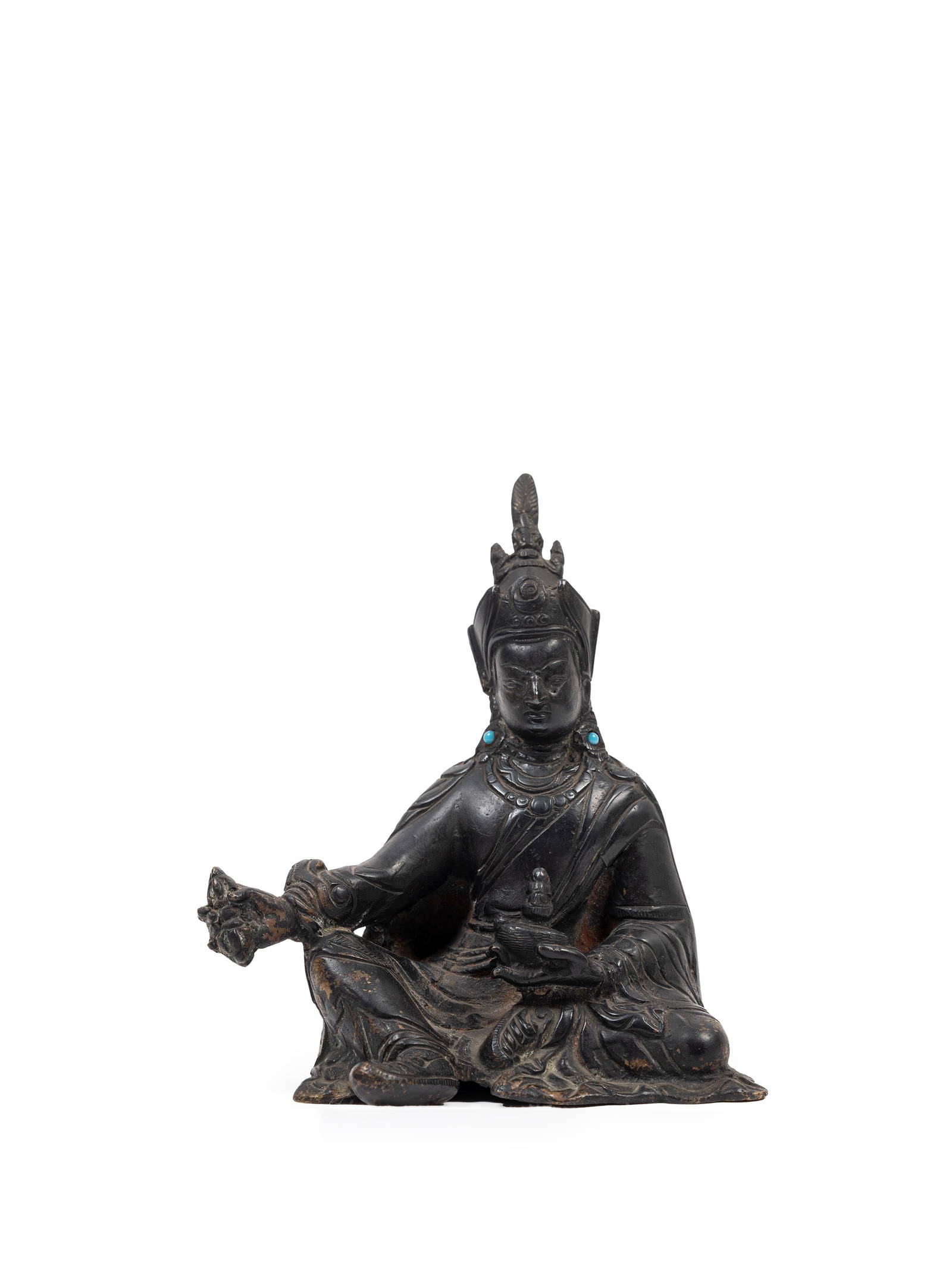 A BRONZE FIGURE OF AVALOKITEsVARA, Nepal, late 19th century