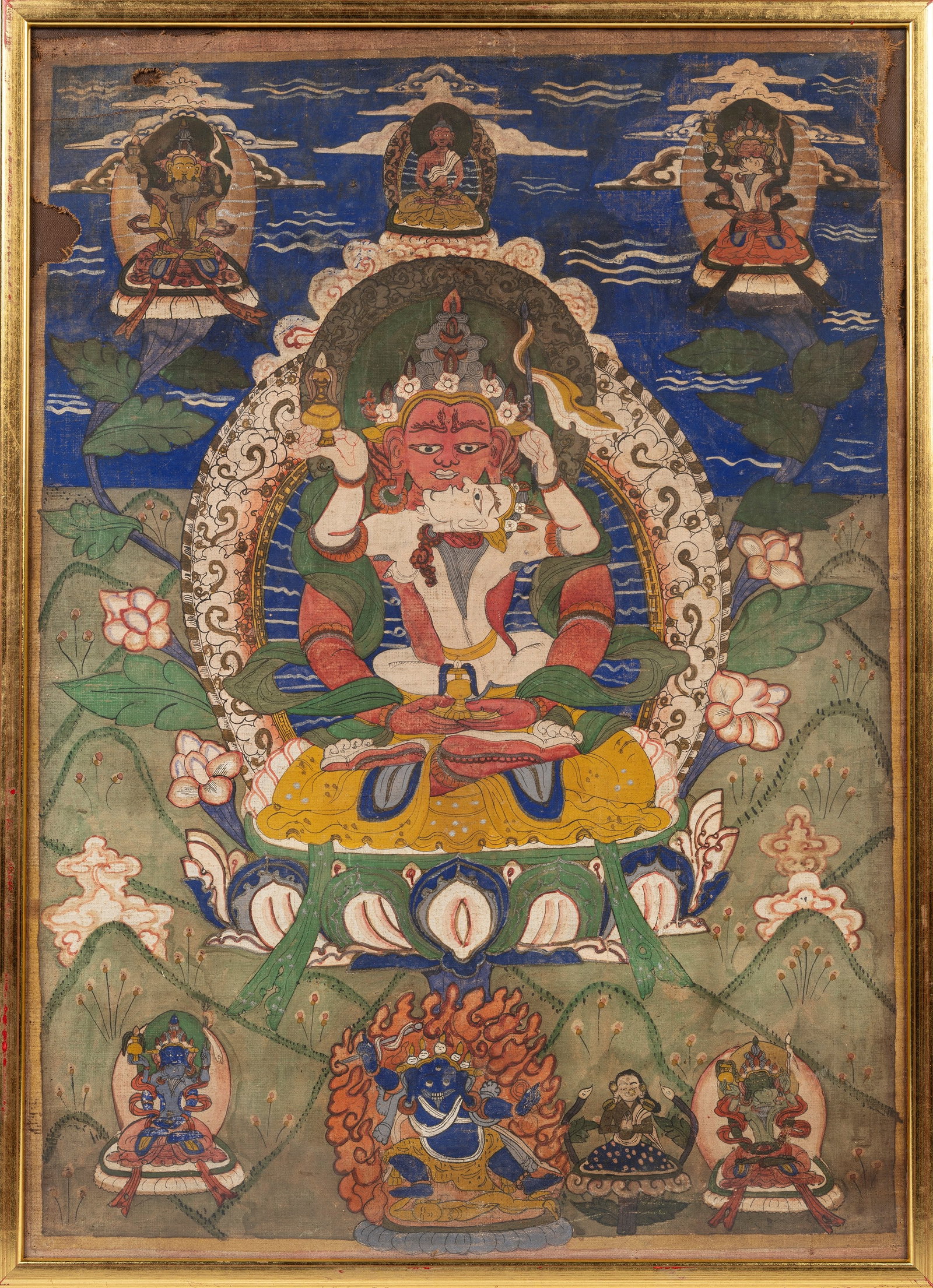 A PAINTED THANGKA, Tibet, 19th / 20th century (1 of 1)